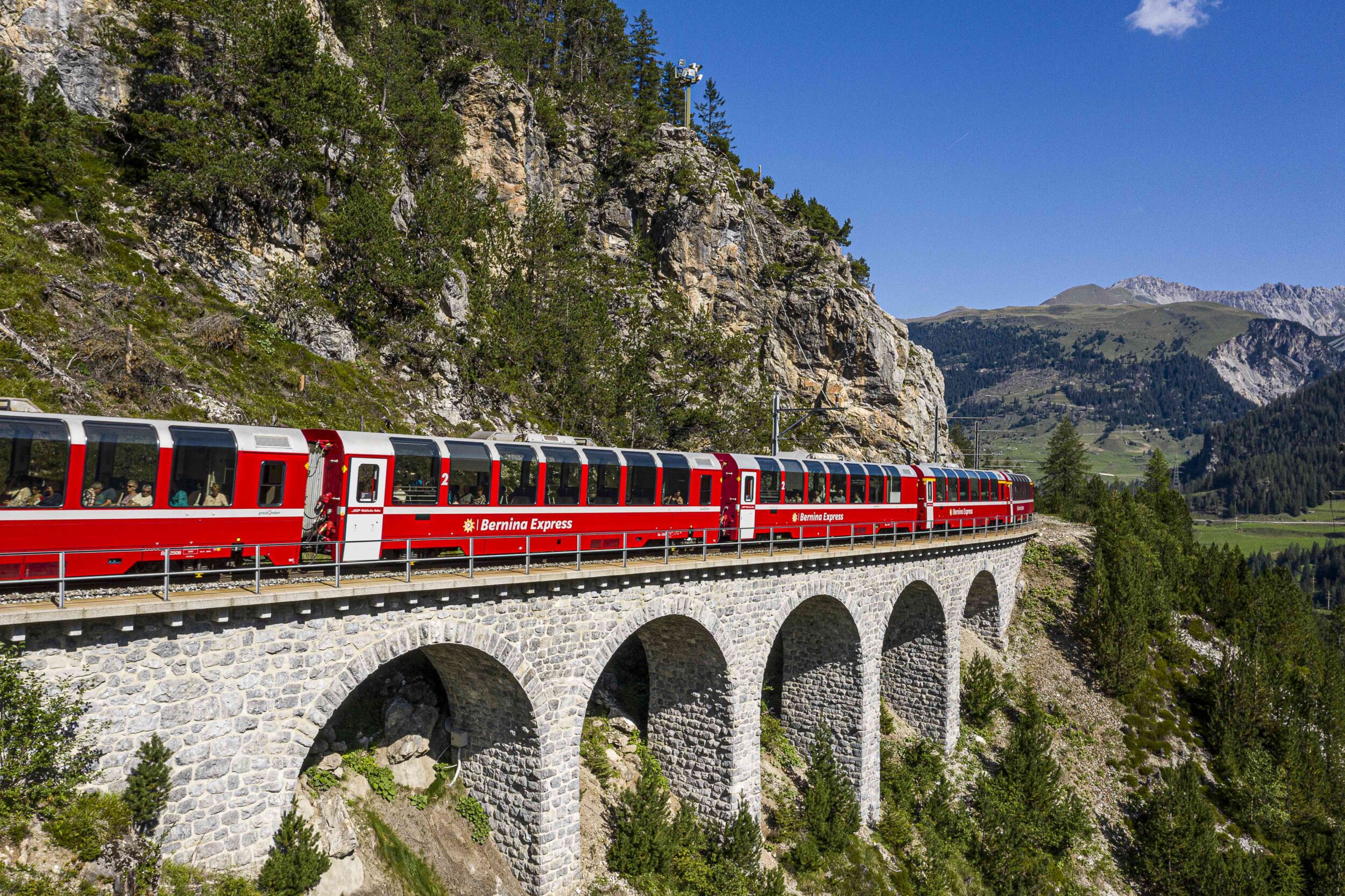 Bernina Express im Albulatal